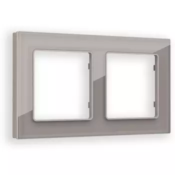 Рамка Ambrella Volt ALFA Platos (Сталь Стекло органическое) 2-ая AF330502