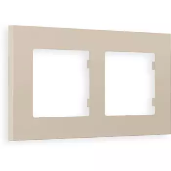 Рамка Ambrella Volt ALFA Qubi (Серо-бежевый матовый) 2-ая AF250362