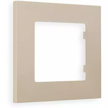 Рамка Ambrella Volt ALFA Qubi (Серо-бежевый матовый) 1-ая AF250361