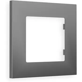 Рамка Ambrella Volt ALFA Qubi (Сталь матовый) 1-ая AF250501