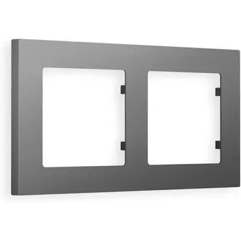 Рамка Ambrella Volt ALFA Techno (Антрацит серый) 2-ая AF220652