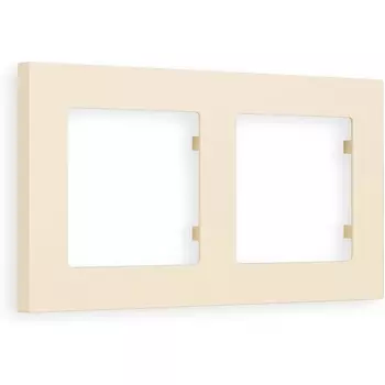 Рамка Ambrella Volt ALFA Techno (Бежевый матовый) 2-ая AF220332