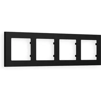 Рамка Ambrella Volt ALFA Techno (Черный матовый) 4-ая AF220704