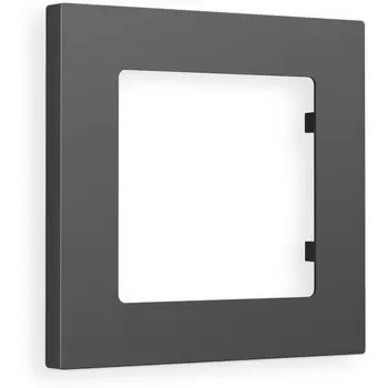 Рамка Ambrella Volt ALFA Techno (Графит Мягкое касание) 1-ая AF220801