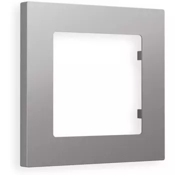 Рамка Ambrella Volt ALFA Techno (Сталь матовый) 1-ая AF220501