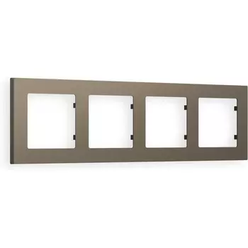 Рамка Ambrella Volt ALFA Techno (Темная бронза матовый) 4-ая AF220634