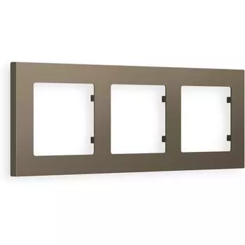 Рамка Ambrella Volt ALFA Techno (Темная бронза матовый) 3-ая AF220633