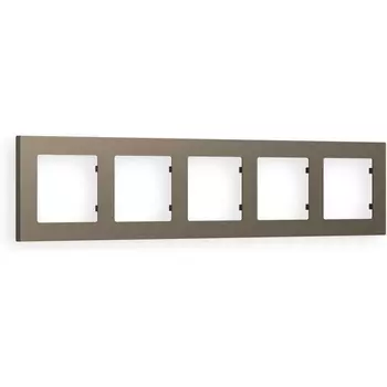 Рамка Ambrella Volt ALFA Techno (Темная бронза матовый) 5-ая AF220635