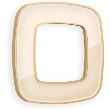 Рамка Ambrella Volt OMEGA Coint (Бежевый Стекло органическое/Шампань) 1-ая OF640341