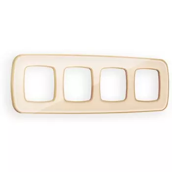 Рамка Ambrella Volt OMEGA Coint (Бежевый Стекло органическое/Шампань) 4-ая OF640344