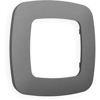 Рамка Ambrella Volt OMEGA Ecta (Антрацит серый) 1-ая OF140651