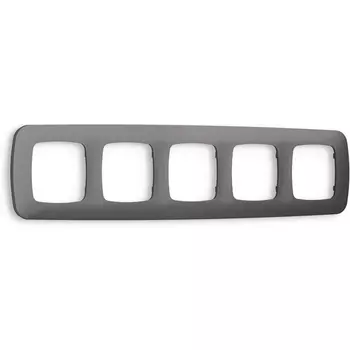 Рамка Ambrella Volt OMEGA Ecta (Антрацит серый) 5-ая OF140655