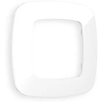 Рамка Ambrella Volt OMEGA Ecta (Белый глянец) 1-ая OF140101