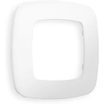 Рамка Ambrella Volt OMEGA Ecta (Белый матовый) 1-ая OF140121