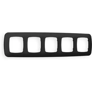 Рамка Ambrella Volt OMEGA Ecta (Черный матовый) 5-ая OF140705