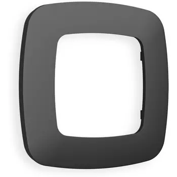 Рамка Ambrella Volt OMEGA Ecta (Графит Мягкое касание) 1-ая OF140801