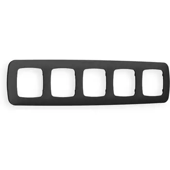 Рамка Ambrella Volt OMEGA Ecta (Графит Мягкое касание) 5-ая OF140805