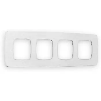 Рамка Ambrella Volt OMEGA Opera (Белый мрамор) 4-ая OF940104