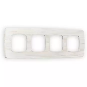 Рамка Ambrella Volt OMEGA Opera (Бежевый мрамор) 4-ая OF940304