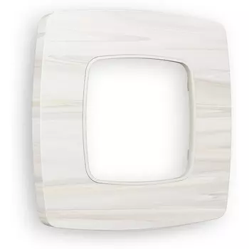 Рамка Ambrella Volt OMEGA Opera (Бежевый мрамор) 1-ая OF940301