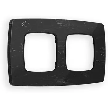 Рамка Ambrella Volt OMEGA Opera (Черный мрамор) 2-ая OF940702