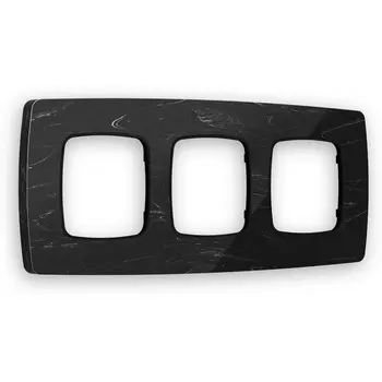 Рамка Ambrella Volt OMEGA Opera (Черный мрамор) 3-ая OF940703