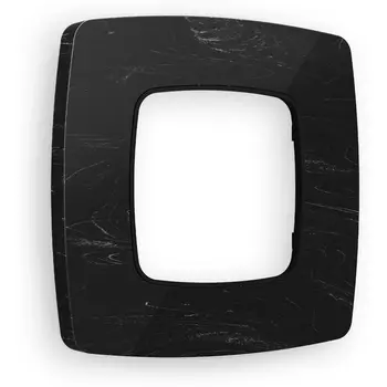 Рамка Ambrella Volt OMEGA Opera (Черный мрамор) 1-ая OF940701