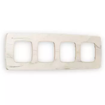 Рамка Ambrella Volt OMEGA Opera (Серо-бежевый мрамор) 4-ая OF940604