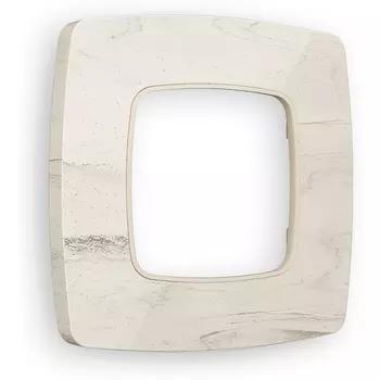 Рамка Ambrella Volt OMEGA Opera (Серо-бежевый мрамор) 1-ая OF940601