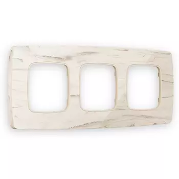 Рамка Ambrella Volt OMEGA Opera (Серо-бежевый мрамор) 3-ая OF940603