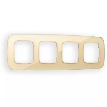 Рамка Ambrella Volt OMEGA Radian (Шампань Стекло органическое) 4-ая OF320604