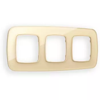 Рамка Ambrella Volt OMEGA Radian (Шампань Стекло органическое) 3-ая OF320603