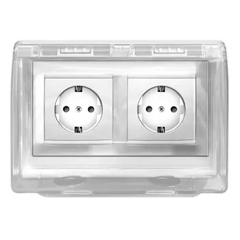 Рамка для двухместной розетки Duwi 26311 1