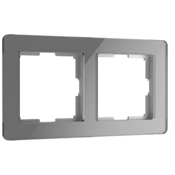 Рамка на 2 поста Acrylic (графит) Werkel W0022704 (a059321)