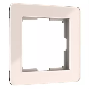 Рамка на 1 пост Acrylic (айвори) Werkel W0012743 (a060537)