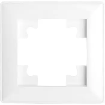 Рамка на 1 пост (белый) Stekker Катрин 39792