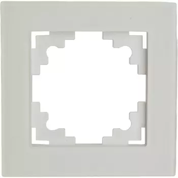 Рамка на 1 пост (белый) Stekker Катрин 49594