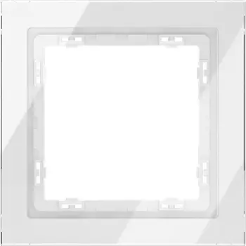 Рамка на 1 пост (белый, стекло) Voltum S70 VLS110101