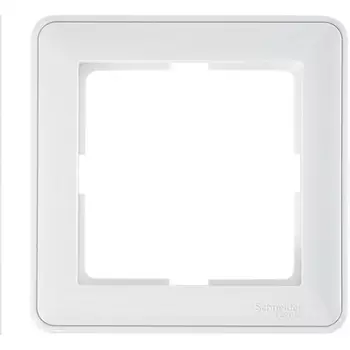 Рамка на 1 пост (белый) Systeme Electric W59 KD-1-18