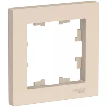 Рамка на 1 пост (бежевый) Systeme Electric AtlasDesign ATN000201
