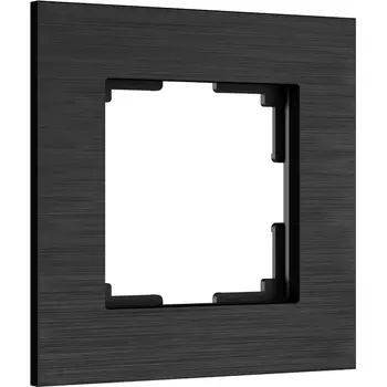 Рамка на 1 пост (черный алюминий) Werkel W0013508 (a066329)