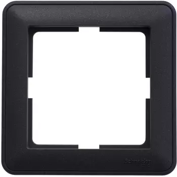 Рамка на 1 пост (черный бархат) Systeme Electric W59 KD-1-68