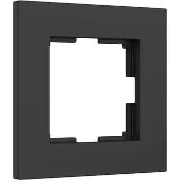 Рамка на 1 пост (черный софт) Werkel W0012908 (a062799)