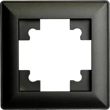 Рамка на 1 пост (черный) Stekker Катрин 39812