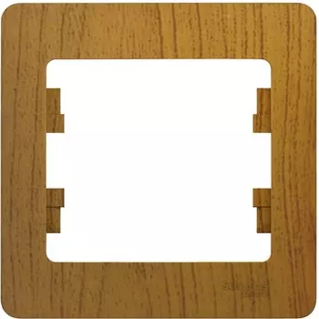 Рамка на 1 пост (дуб) Systeme Electric Glossa GSL000501