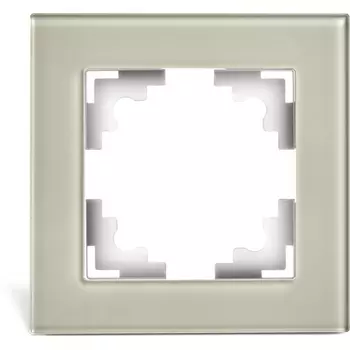 Рамка на 1 пост (дымчатый) Stekker Катрин 49031
