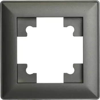 Рамка на 1 пост (графит) Stekker Катрин 39807