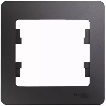 Рамка на 1 пост (графит) Systeme Electric Glossa GSL001301