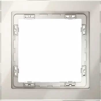 Рамка на 1 пост (кашемир, стекло) Voltum S70 VLS110103