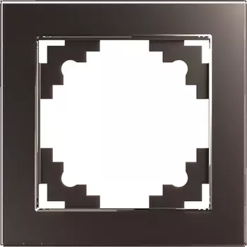 Рамка на 1 пост (коричневый) Stekker Катрин 39535